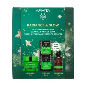 Apivita Promo Radiance & Glow Bee Radiant Κρέμα Ελαφριάς Υφής 50ml & Tonic Mountain Tea Αφρόλουτρο 75ml & Express Beauty Μάσκα Αλόη 2x8ml